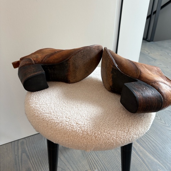 Freebird Sadie Leather Slip On Ankle Bootie 7 GUC - Picture 7 of 10